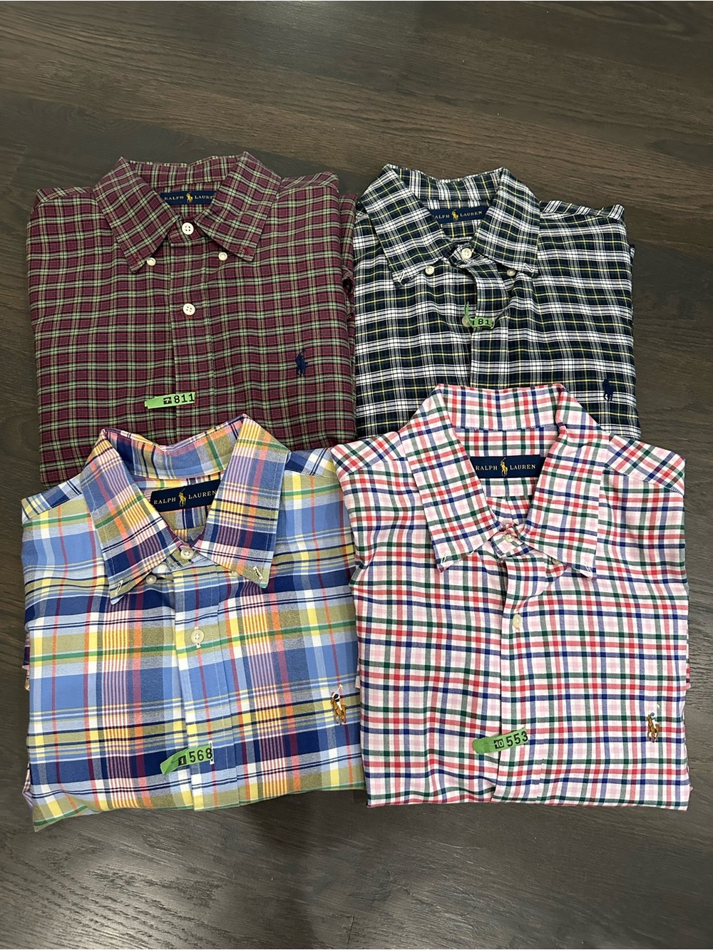 Ralph Lauren Polo Men’s Plaid Button-Down Shirt size Large